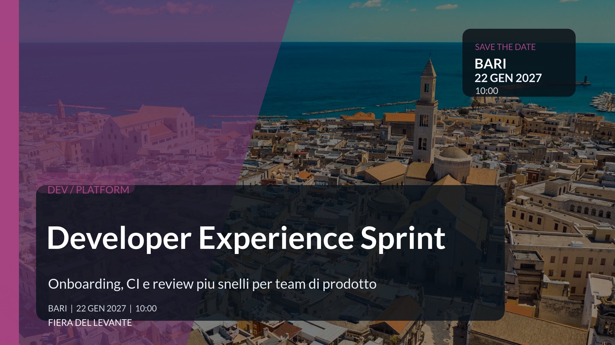 Developer Experience Sprint