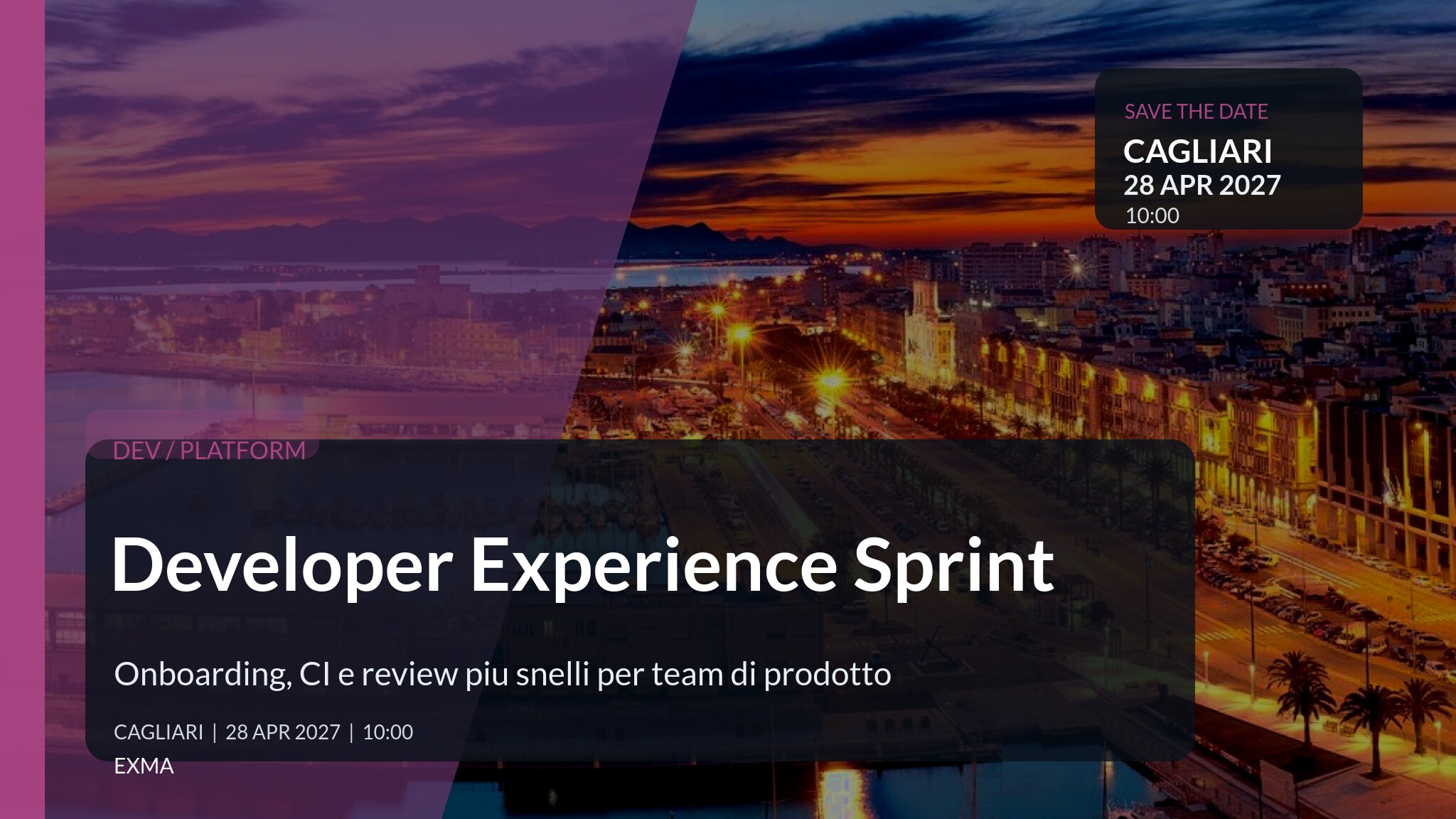 Developer Experience Sprint