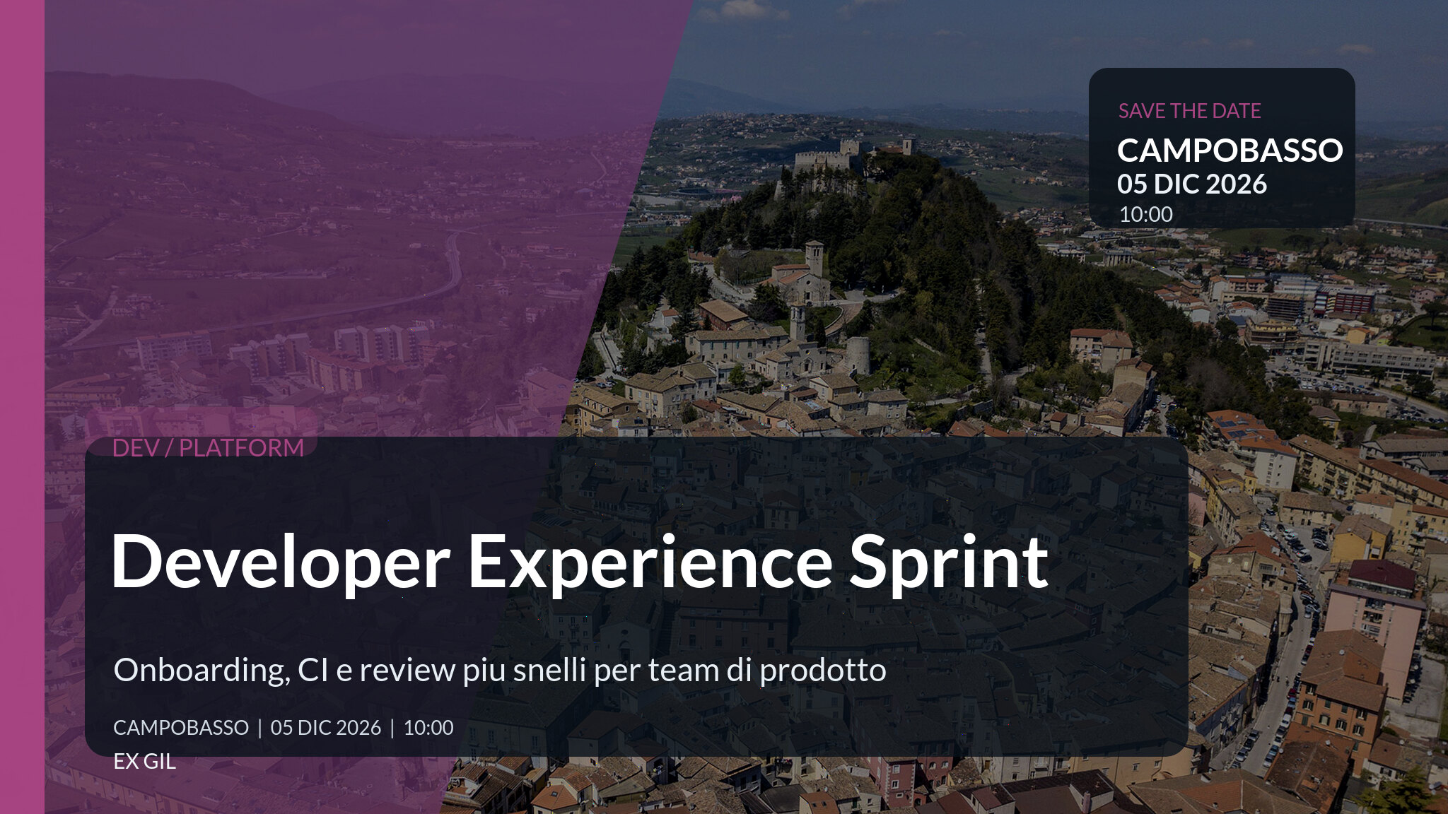 Developer Experience Sprint