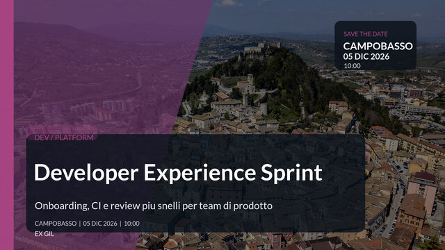 Developer Experience Sprint