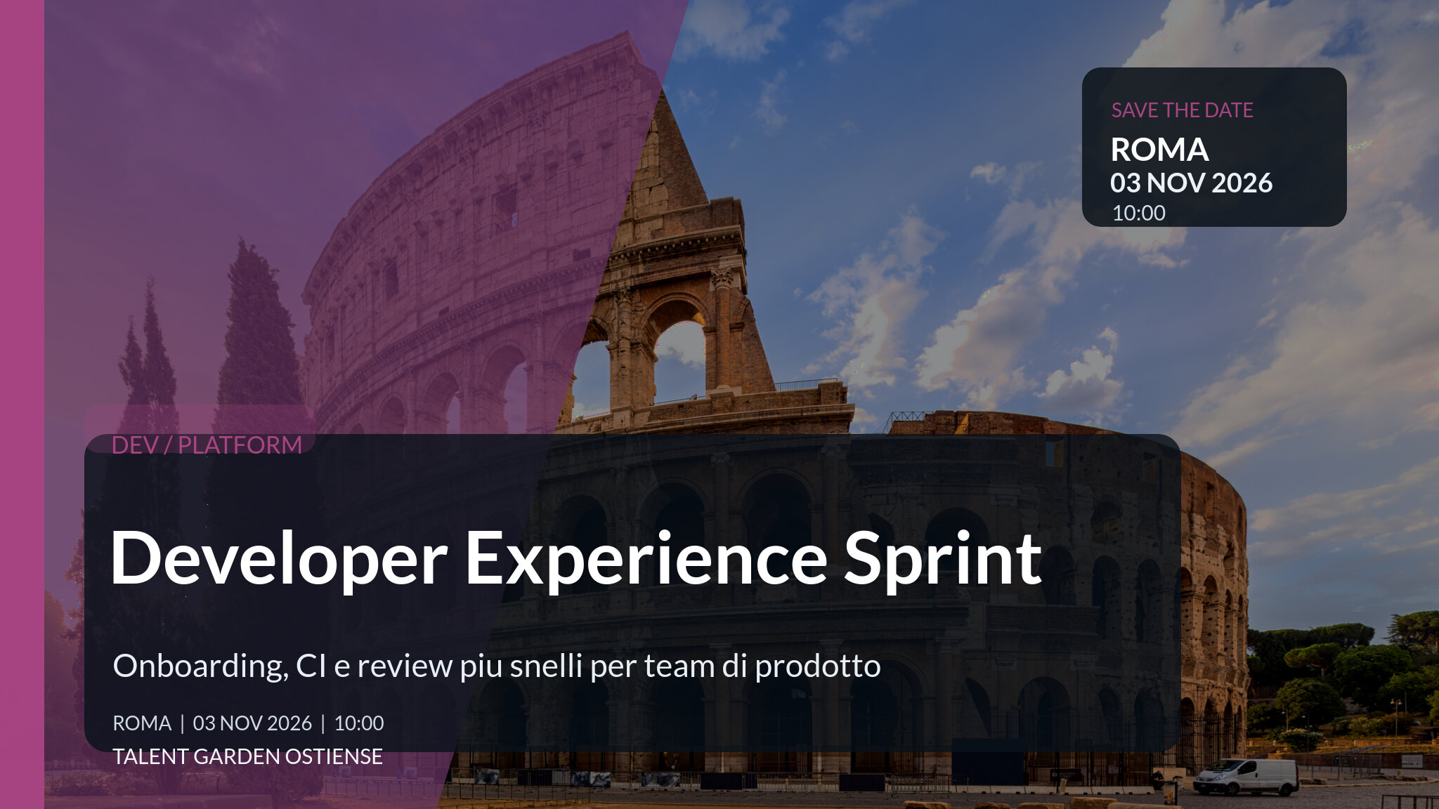 Developer Experience Sprint