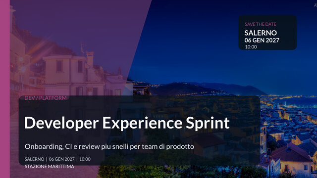 Developer Experience Sprint