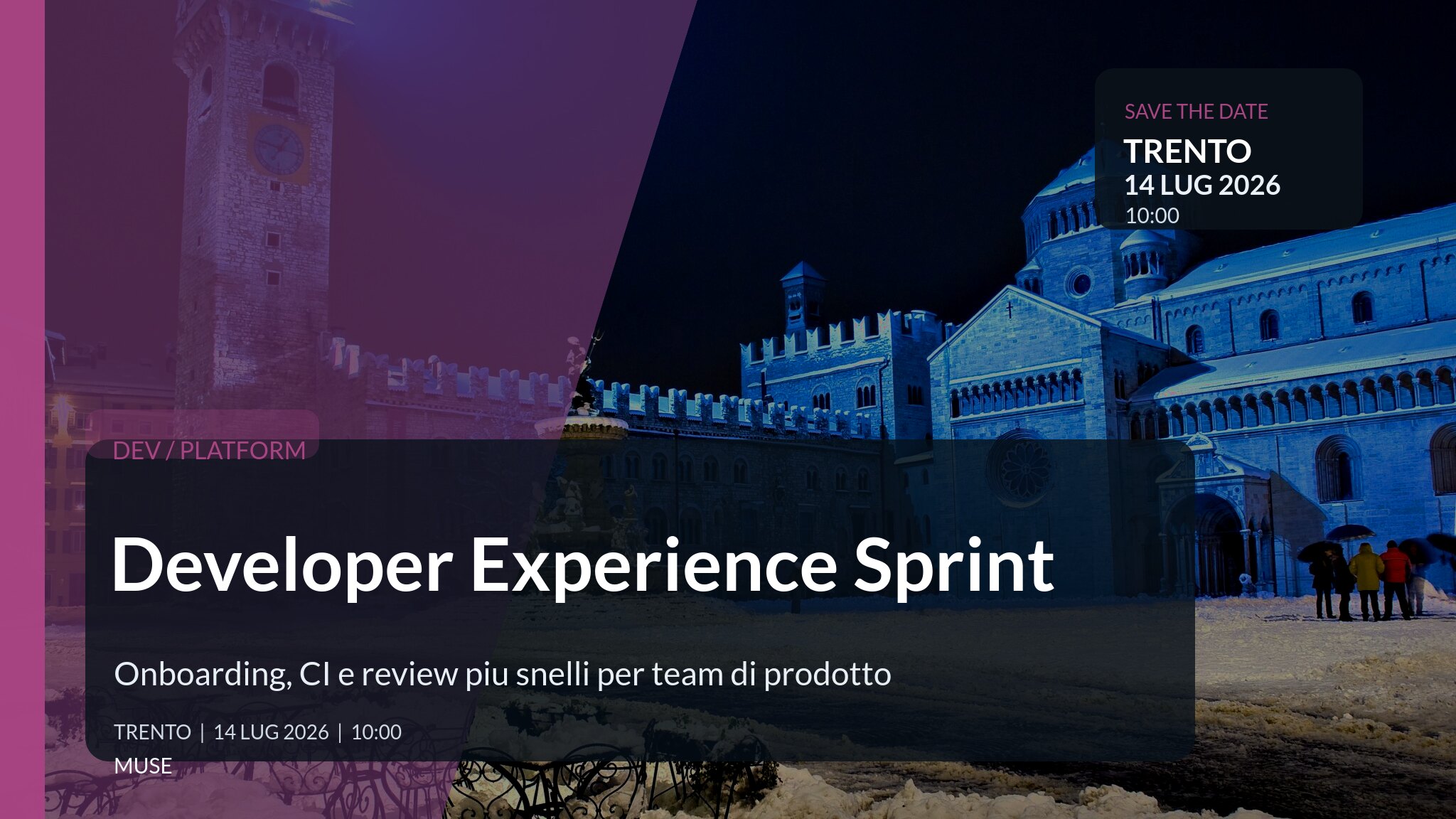 Developer Experience Sprint