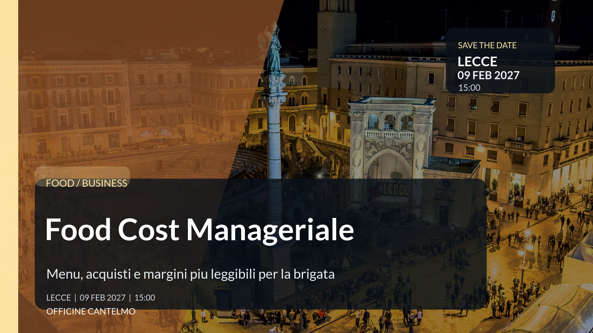 Food Cost Manageriale