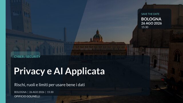 Privacy e AI Applicata