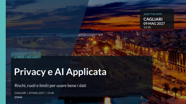 Privacy e AI Applicata