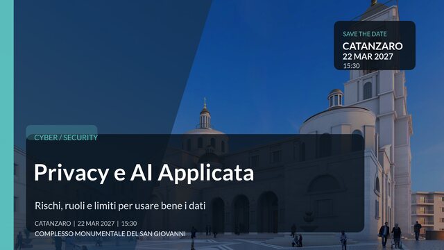 Privacy e AI Applicata