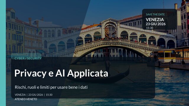 Privacy e AI Applicata