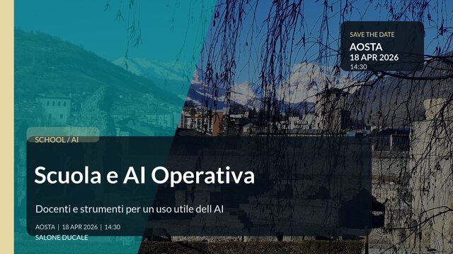 Scuola e AI Operativa