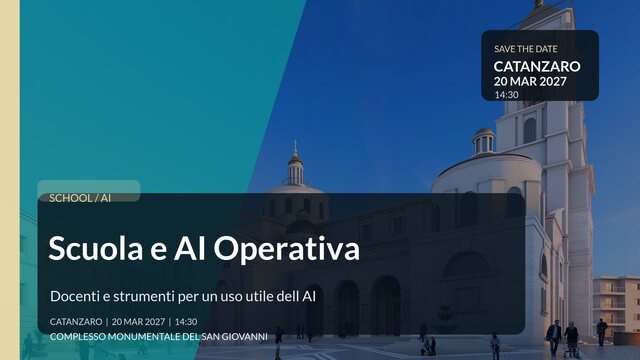 Scuola e AI Operativa