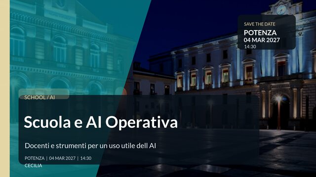 Scuola e AI Operativa
